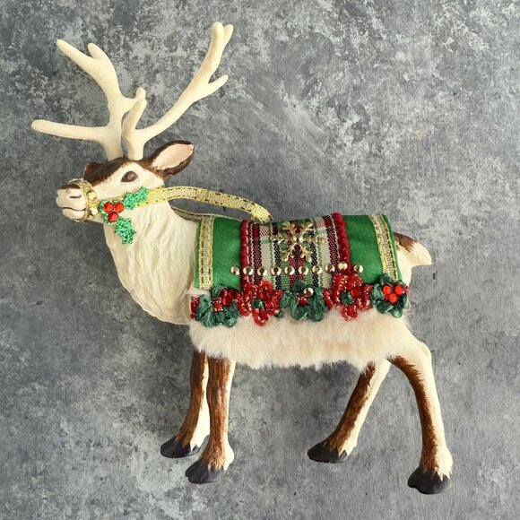 2019 Hallmark Keepsake Father Christmas’s Reindeer Limited Edition Ornament - Picture 1 of 6